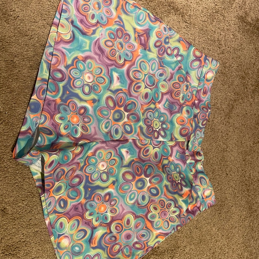 XOXO Multicolor Patterned Women's Shorts Size 11/12
